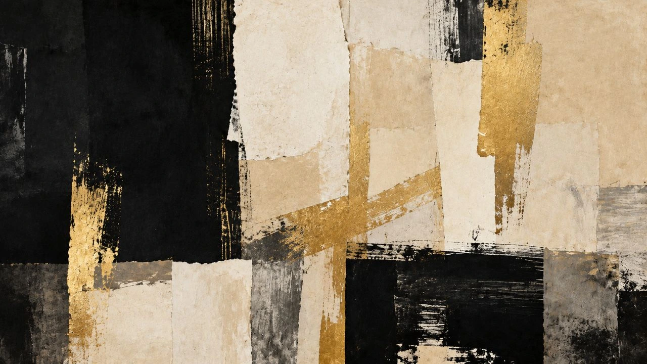 Mixed-media motion graphics artwork