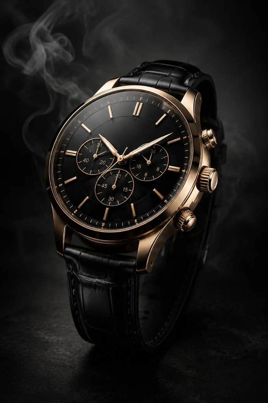 Luxury watch hero product render