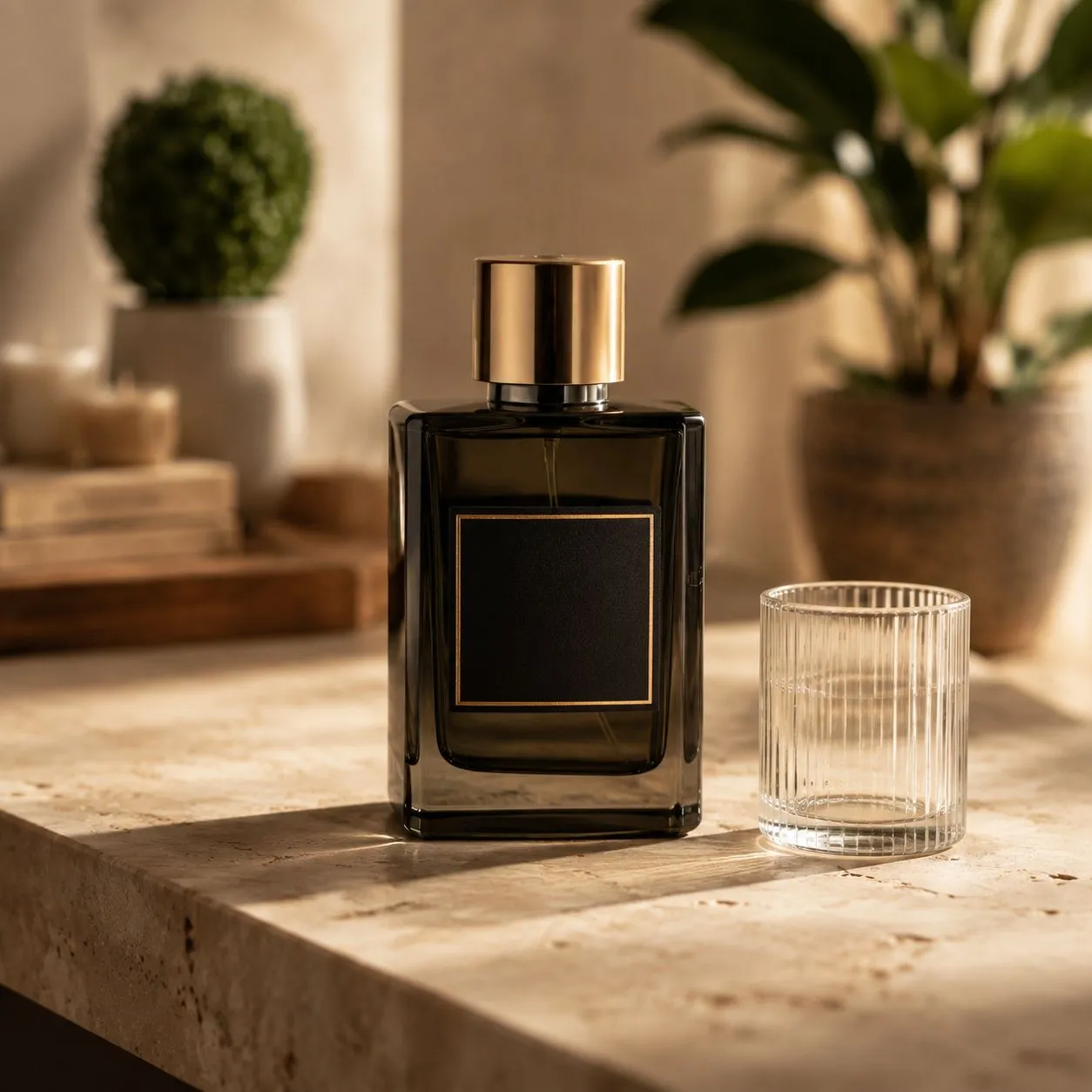 Product presented in a lifestyle environment