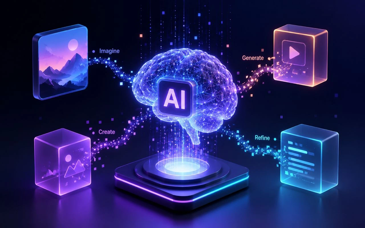 AI-assisted visual production